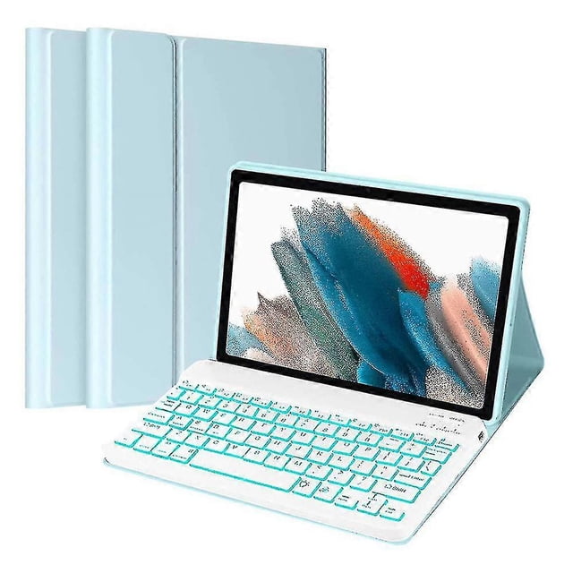 Case With Backlit Keyboard For Samsung Galaxy Tab A7 Lite 8.7 Inch 2021 (model: Sm-t220/sm-t225)( Color : Blue )