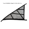 thumbnail image 5 of In-car Car Ceiling Cargo Net -Shaped Vehicle Ceiling Strong Load-Bearing Pocket Double-Zipper Car Roof Mesh Bag In-Car Storage Organizer, 5 of 6