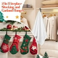 thumbnail image 5 of Gnmfd Christmas Stocking Holders Metal Hooks Fireplace Mantle Non Slip Holiday Decoration for Home Party Seasonal Decor Stocking Rack Storage Shelf Storage Cabinet Storage Organizer, 5 of 7