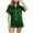 Green, variant on Kaemgyyd Silk Satin Pajama Set for Women 2 Piece Lounge Outfit Pjs Shorts Matching Summer Sleepwear Button down Shirt Shorts Set