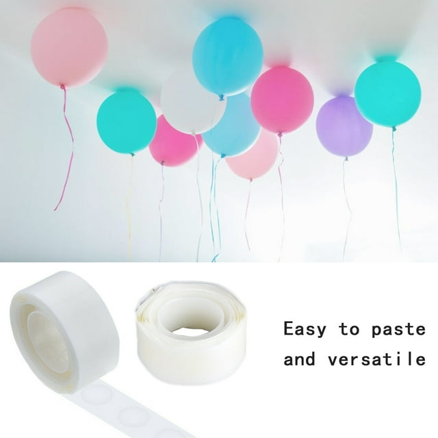 JJKBVCLO pour Ballons Colle Point Fête Transparente Amovible 1000 Pcs Maison