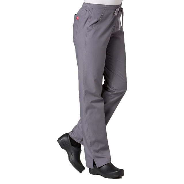 Red Panda Pantalon d'Uniforme à Jambe Droite à Demi-Cordon pour Femmes