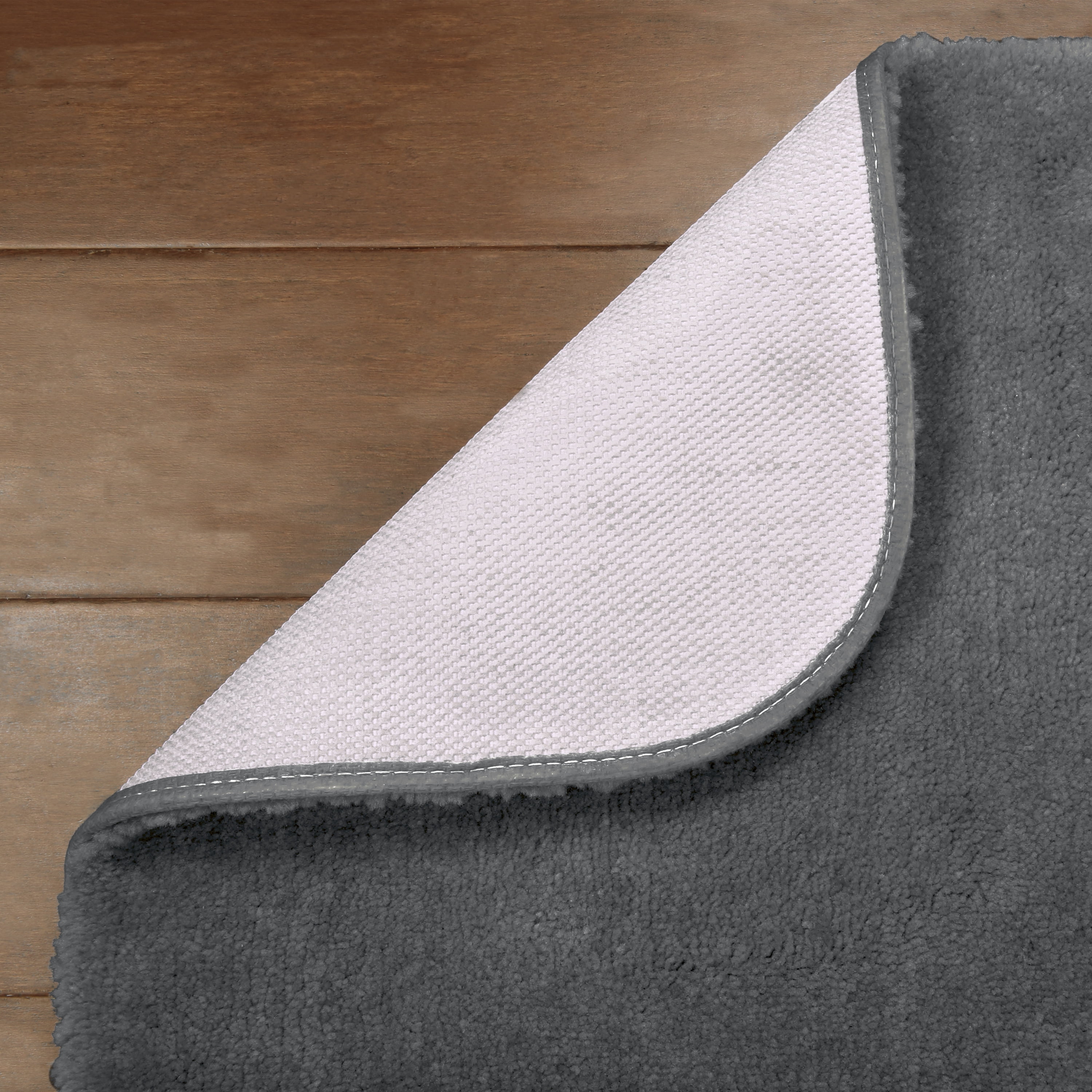 Keeko Grey Bathroom Rugs, 24x60 Long Bathroom Rugs Runner with Strong  Absorption, Washable Bath Rug, Non-Slip Long Rugs for Bathroom Elder  Friendly