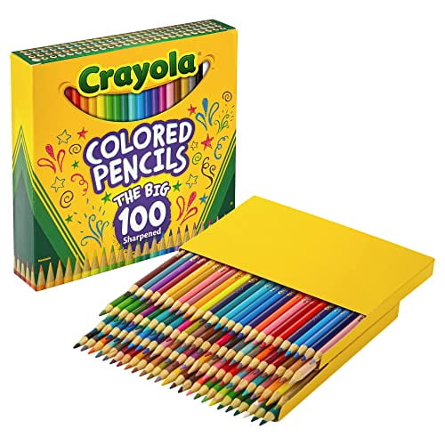 Juego de lápices de colores Crayola de 100 colores surtidos