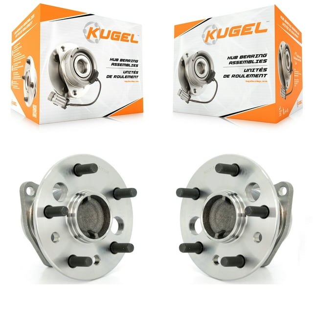 Kugel Rear Wheel Bearing and Hub Assembly Pair for Car 2002-2004 Toyota Camry Non-ABS Excluding Vehicles Manufactured In Japan - Left Right Side (Driver Passenger) K70-100601
