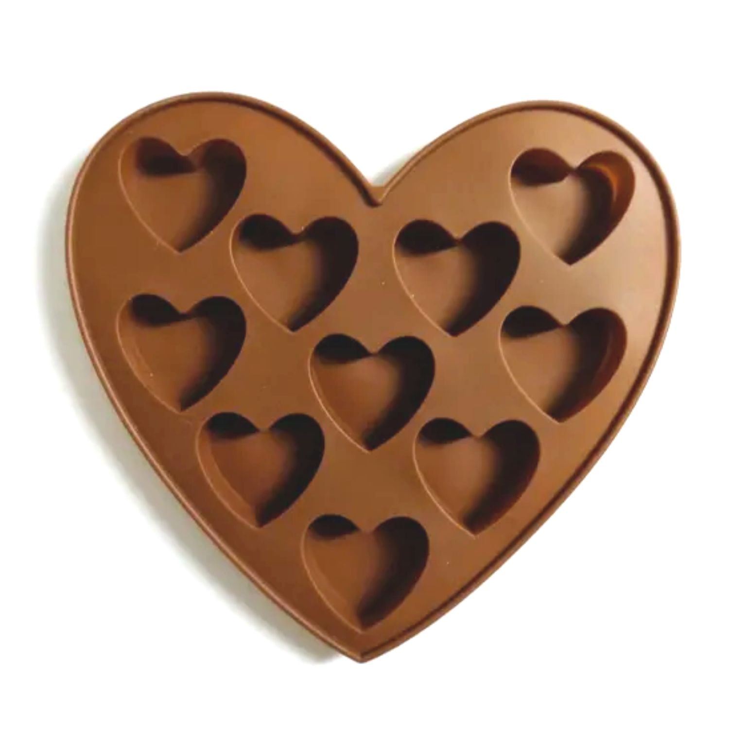 Molde De Silicona Para Chocolate Corazón