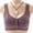 Grey, variant on Daisy Bras for Older Women No Underwire Front Closure Comfort Senior Wireless Snap Closing Bra Floral Bras for Women Breathable T-Shirt No Wire Bra for Women Soft Comfortable Bras Red,48/110