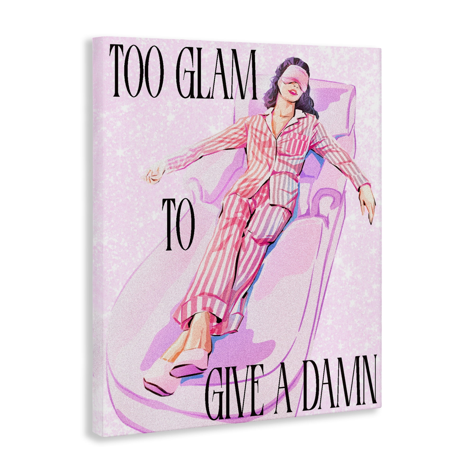 Stupell Industries To Glam To Care Canvas Wall Art, design by Ziwei Li