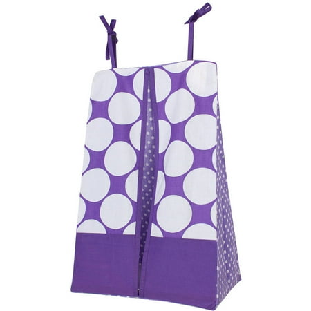 Collection Baby Diaper Stacker - Bacati, MixNMatch Diaper Stacker, Purple