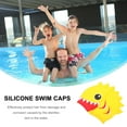 thumbnail image 6 of PTOOTP Silicone Swim Caps Yellow Protect Ears Reduce Water Flow Resistance 1Pack, 6 of 8