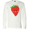 thumbnail image 3 of Inktastic Strawberry Kawaii Long Sleeve T-Shirt, 3 of 5