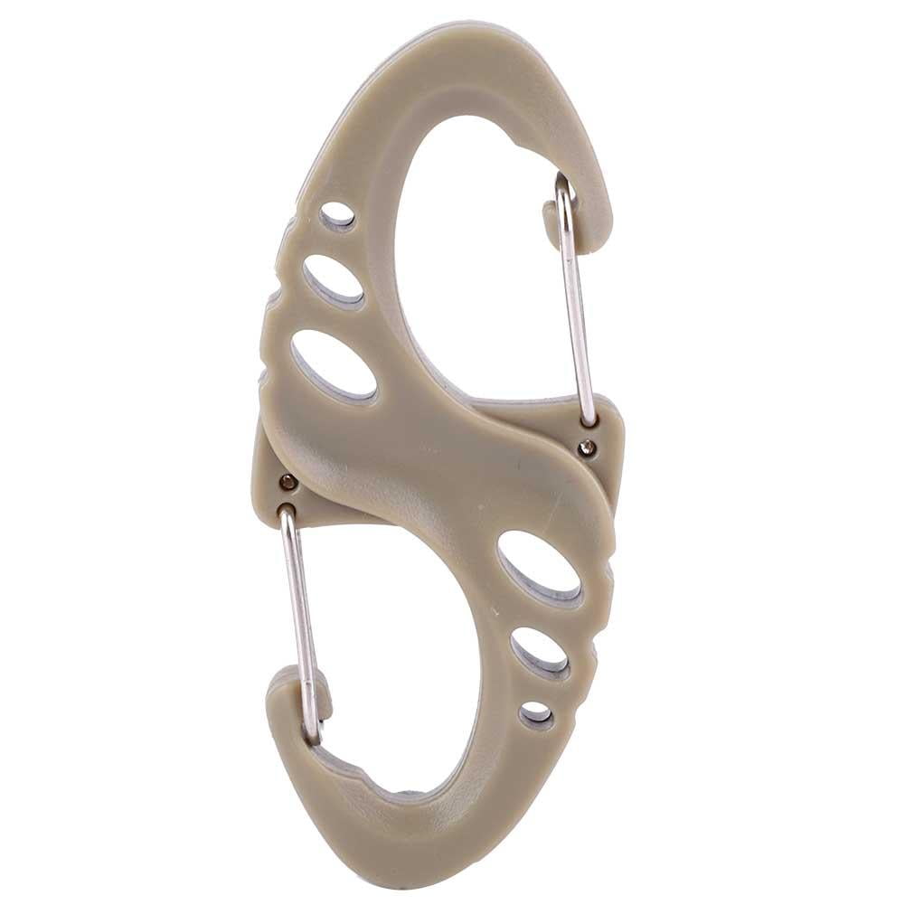 HERCHR Climbing Buckle, 1pcs Outdoor Camping Climbing Survival 8 Shape