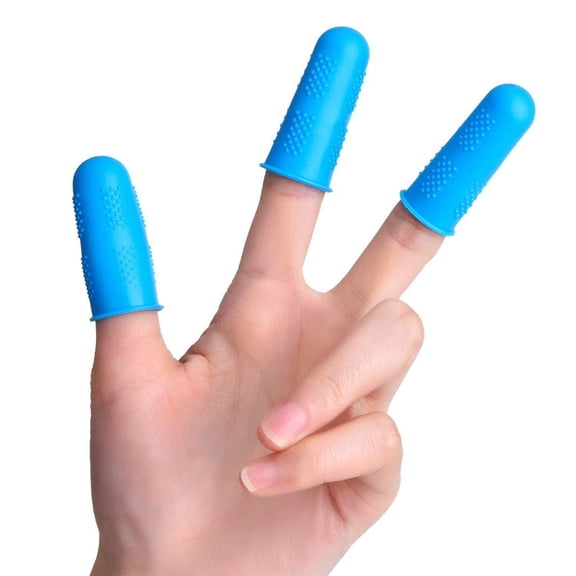 Home Decor Protectors Silicone Finger 12Pcs 3 Glue -Scalding Sizes In Finger Caps Kitchen,Dining & Bar Indoor And Outdoor