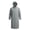 #260-Gray, variant on Cevemin Unisex Thickened Heavy Duty Waterproof Windproof Breathable Raincoat 120cm Long, Seam Sealed Rain Jacket for Hiking Cycling Camping Travel Outdoor Emergency Gear