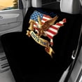 thumbnail image 2 of Chririnla 4th of July Back Seat Covers for Car, Set of 2 Pieces Universal Washable Soft Protectors for Auto Truck Interior for Pet Owners, 2 of 7
