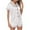 White, variant on BONIXOOM Matching Christmas Pajamas For Couples Silk Pajamas For Women Sleepwear None Short Sleeve Solid Sleepwear Sets Purple S