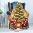 thumbnail image 6 of Christmas Throw Blanket Super Soft Flannel Fleece For Winter Warmth And Cozy Comfort Lightweight Yet Durable Ideal For Sofa Bed Decor And Indoor Outdoor Use Easy Care Gift, 6 of 7
