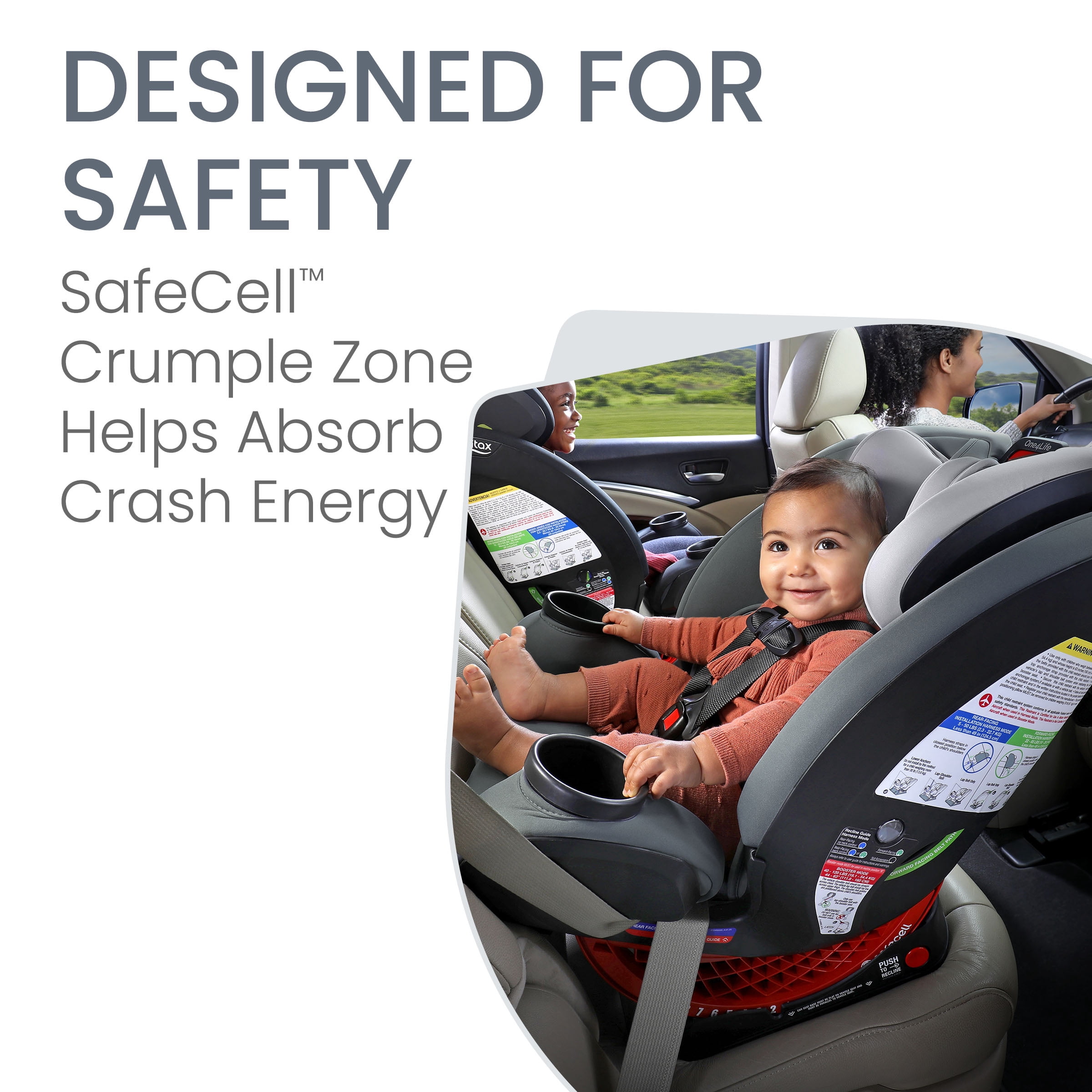 Britax One4Life ClickTight All-in-One Convertible Car Seat, Glacier Graphite