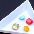 thumbnail image 3 of Plastic Triangle Bead Sorting Trays White 50Pack 2.9In X 2.5In, 3 of 7