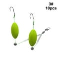 thumbnail image 1 of 10pcs Double Hook Finished Fishing Set Fish Hook Gold For Water Fishing, 1 of 2