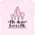 thumbnail image 4 of Inktastic Llama Aunt Loves Me Girls Gift Girls Toddler T-Shirt, 4 of 5