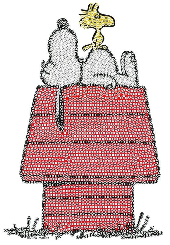 DIAMOND DOTZ® Snoopy's Doghouse Wall Plaque Diamond Painting Kit