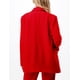 thumbnail image 4 of Blazer oversize cruzado color Rojo AMAD Casual para mujer talla S, 4 of 4