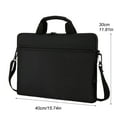 thumbnail image 2 of 15.6 Inch Laptop Bag Waterproof Messenger Briefcase Shoulder Bag Business Computer Case Sleeve with Adjustable Strap Compatible with Most 15-16 Inch Notebooks Spill Resistant Handbag, 2 of 6