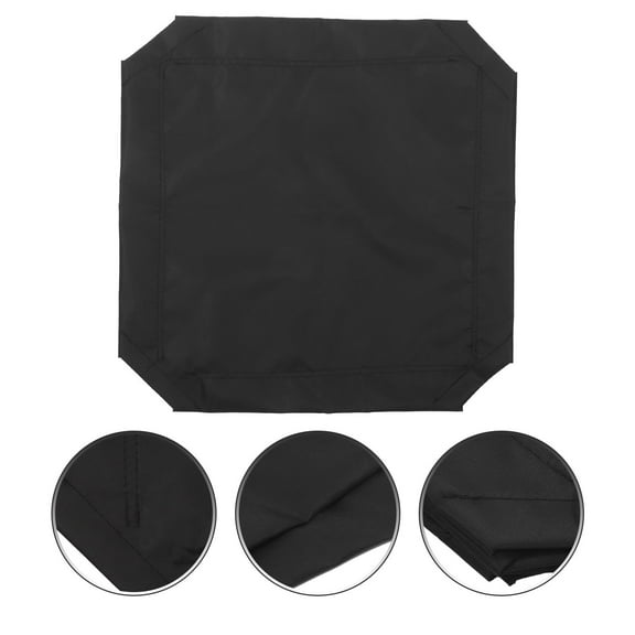 LULULION Detachable Elevated Breathable Dog Bed Black Indoor Outdoor Pet Hammock