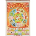 thumbnail image 3 of 2026 Chinese Wall Scroll Calendar w/ Picture of 12 Zodiac for the Year of the Horse, 3 of 4