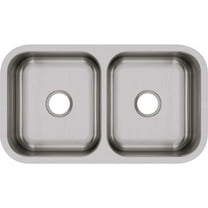 Elkay DXUH3118 Dayton Equal Double Bowl Undermount Stainless Steel Sink