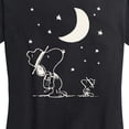 thumbnail image 3 of Peanuts - Snoopy Star Gazing - Women's Short Sleeve Graphic T-Shirt, 3 of 6