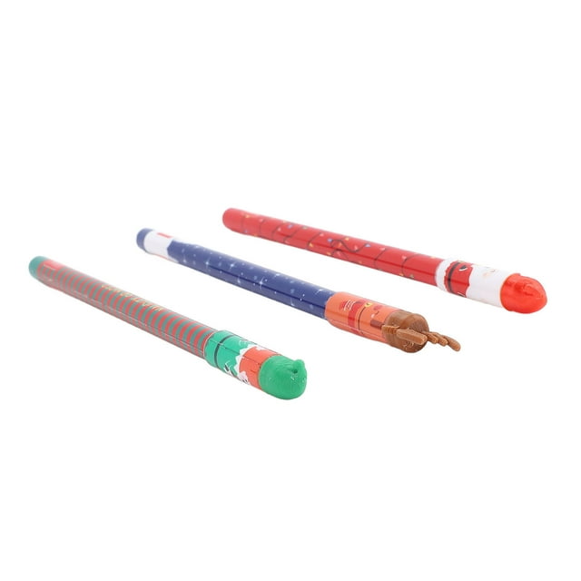 Pluma De Gel Borrable, Juego De Pluma De Navidad Con Tinta A Base De Agua De Escritura Suave Para La Escuela
