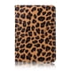 thumbnail image 1 of Funda para pasaporte con bloqueo, combinación de funda para pasaporte de viaje de cuero para guardar tarjetas bancarias, tarjetas de crédito, leopardo, 1 of 5