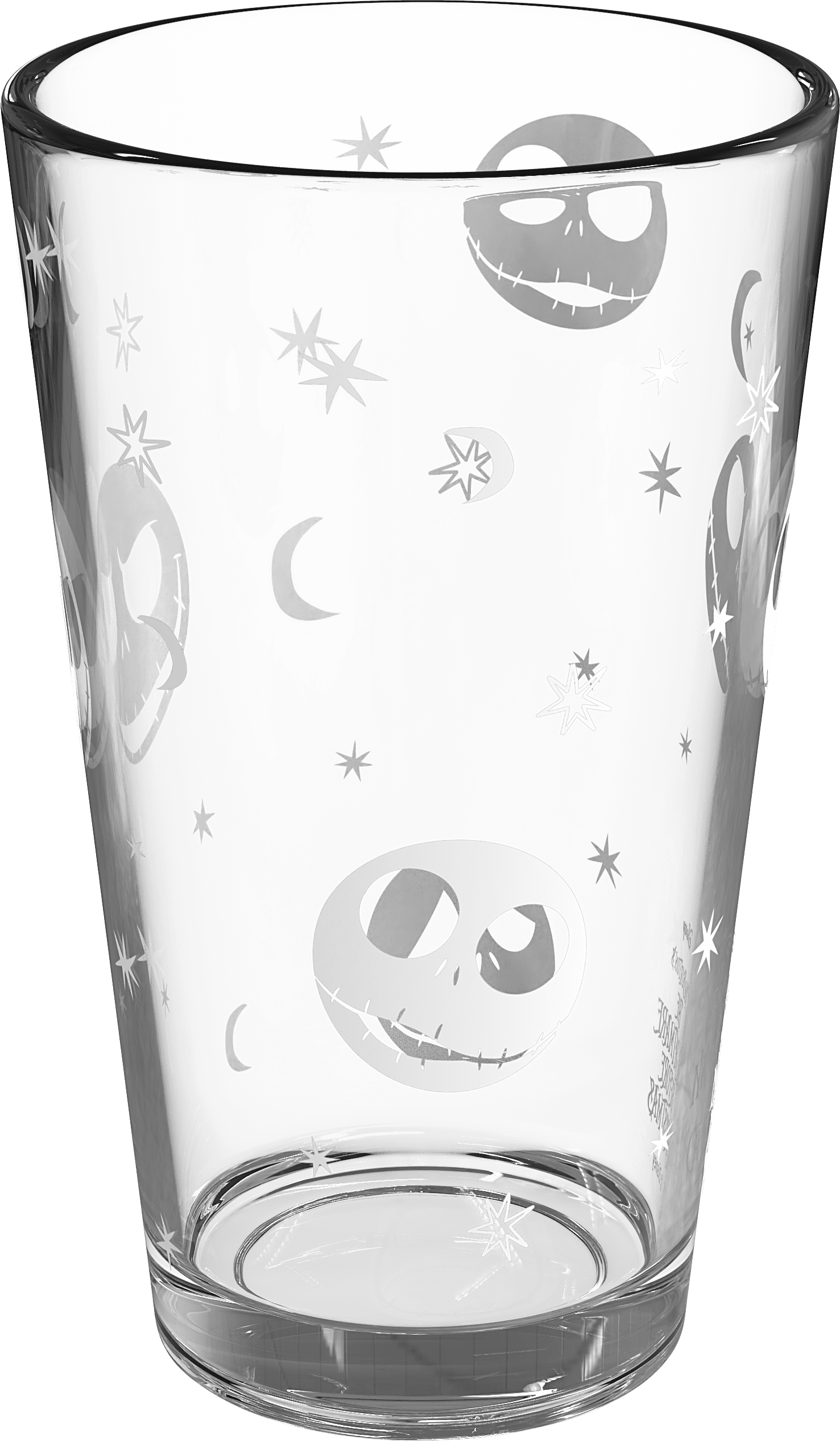 (2 pack) Zak Designs Nightmare Before Christmas 16oz Glass Cup Set (2pk)