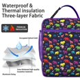 thumbnail image 2 of Elephant Insulated Lunch Box Teen Reusable Lunch Bag with Side Pocket Lunch Box Containers Office Beach, 2 of 6