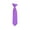 Purple, variant on Solid Red Boy's 11" Clip On Tie Age 3 to 6 Years Old
