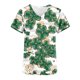 thumbnail image 3 of Fiudx Camisas para Mujer Blusa de Manga Corta con Cuello En V para Mujer, Blusa con Bolsillos Estampados para El Día de San Patricio, Enfermería, 3 of 4