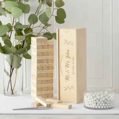 Personalized Building Block Wedding Guestbook