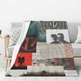 thumbnail image 2 of Flannel Blanket Twenty and One Music Pilots Nap Blanket Air Conditioning Blankets Couch Bed Office Blankets Soft and Cozy 40"X30", 2 of 6