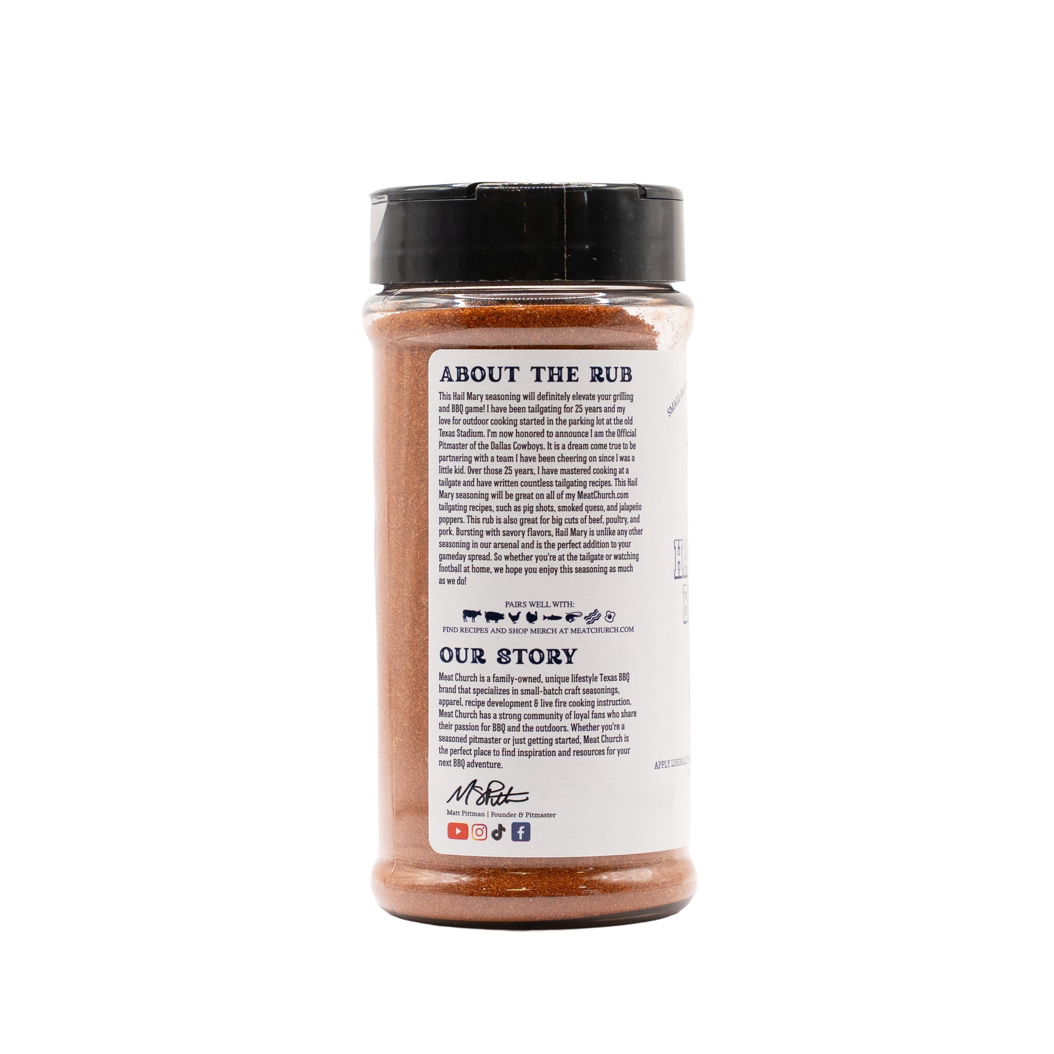 Meat Church Hail Mary BBQ Rub