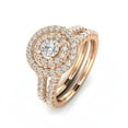 thumbnail image 2 of 1.00ctw Diamond Bridal Set in 10k Rose Gold, 2 of 4