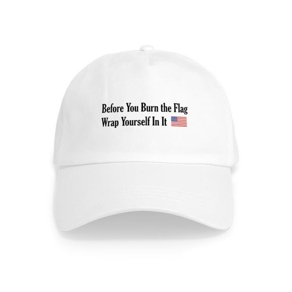 CafePress - Before You Burn Cap - Adjustable 100% Brushed Unisex Casual Cotton Baseball Cap, Beige, 1