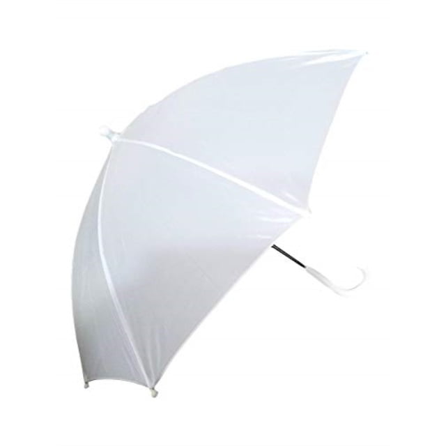 White Umbrella Wedding Second Line Parasol 16"