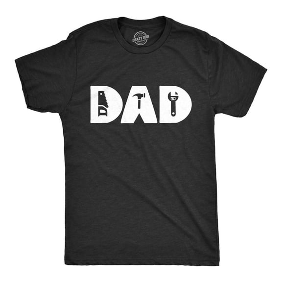 Mens Dad T Shirt Funny Handy Tools Fathers Day Novelty Tee Graphic Tees