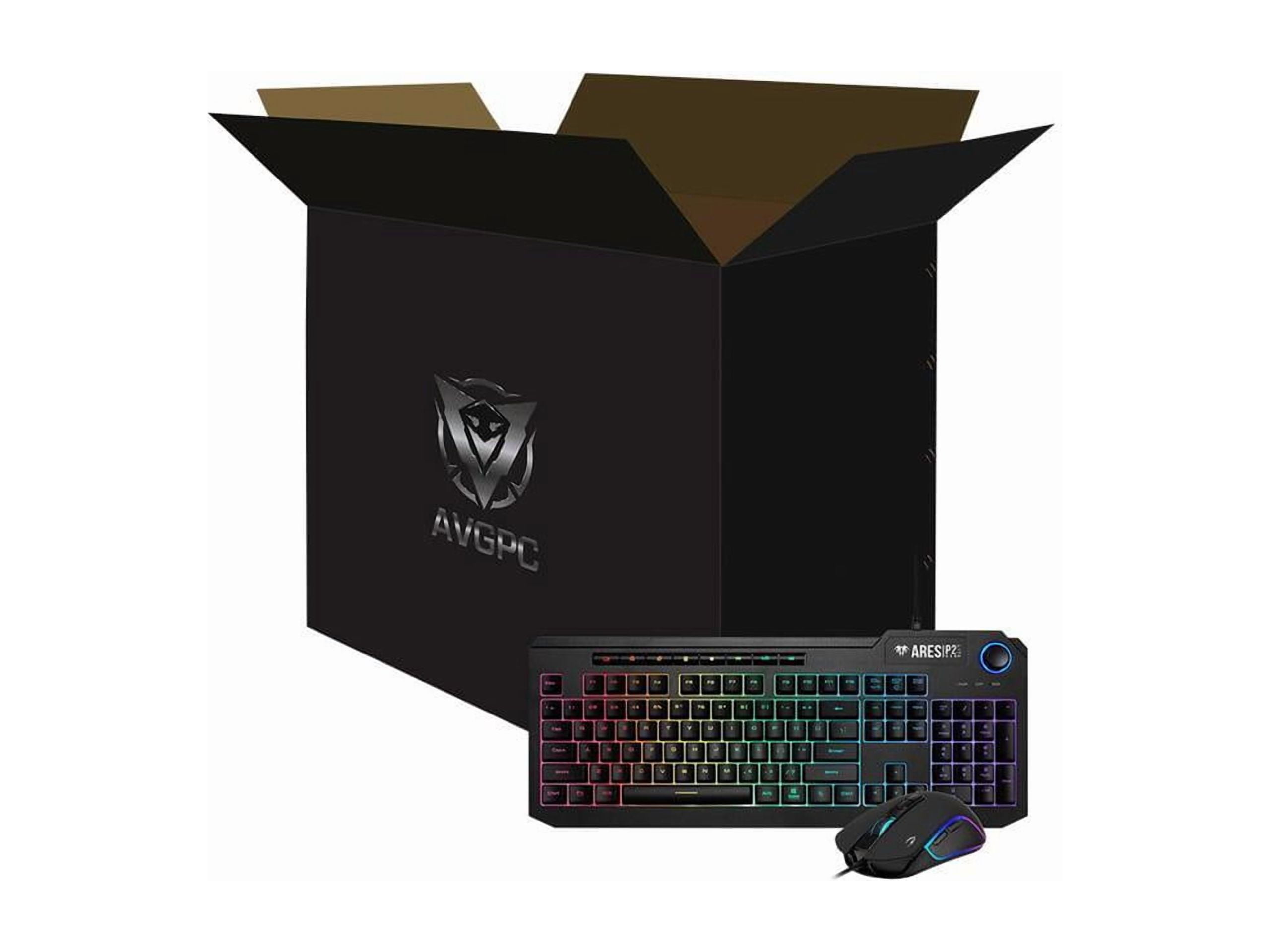 AVGPC Hellfire Gaming PC AMD Ryzen 5 9600X; GeForce RTX 5070 12GB; 32GB DDR RAM; 1 TB NVME M.2 SSD; 360mm AIO Liquid Cooler; ARGB Fans; WiFi/AC ; Dual Chamber Case; Windows 11 Home