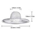 thumbnail image 2 of Basket- Mesh Sink Drain Strainer, Stainless Steel Sink Strainer, Hair Catcher for Bathroom Sink, Utility, Slop, Laundry, RV and Lavatory, 2.76Inches, 2 of 5