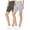 Heather Grey-Heather Charcoal, variant on MOA COLLECTION Women's 2-Pack Yoga Biker Shorts ? Elastic High Waist Design