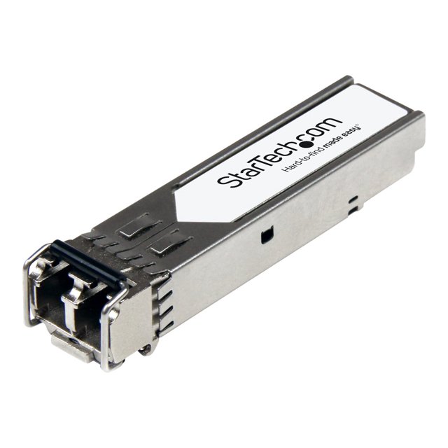 StarTech.com SFP-10G-SR Compatible SFP+ Module, 10GBASE-SRL, 10GbE Multimode Fiber MMF Optic Transceiver, 10GE Gigabit Ethernet SFP+, LC 300m, 850nm, DDM, Mini GBIC Module - Lifetime Warranty (AR-SFP-10G-SR-ST) - SFP+ Transceiver Module (Équivalent à: Arista Networks SFP-10G-SR) -
