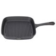 thumbnail image 3 of Poêle à Griller Antiadhésive, Poêle à Frire en Fonte avec Poignée Résistante à la Chaleur, Conduction Rapide de la Chaleur, Adaptée pour Bacon Grillé, Steak, Oignons, Usage de Chaleur Faible à Moyen, Chaleur Stable, 3 of 7